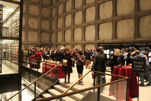 Faculty Gathered for FAS Winter Party in Beinecke