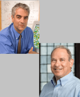 Portraits of Nicholas Christakis and James Mayer