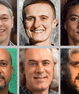 Portraits of six FAS professors