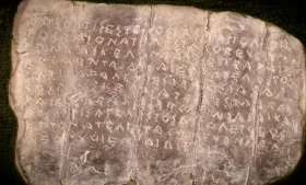 Curse tablet from the Beinecke Rare Book and Manuscript Library