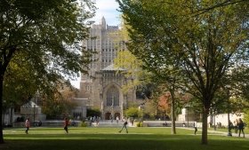 Sterling Memorial Library. Photo credit: Michael Marsland.