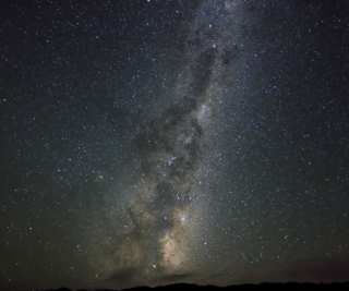 Millions of stars in the night sky