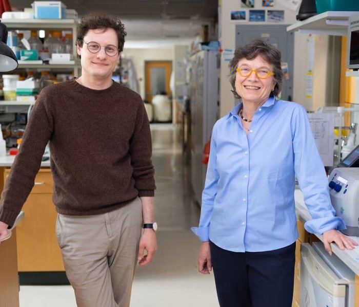 Leonard Schärfen and Karla Neugebauer. Photo credit: Dan Renzetti.