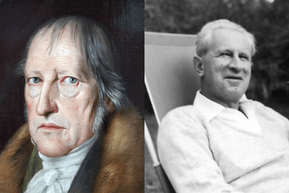 Georg Wilhelm Friedrich Hegel and Herbert Marcuse