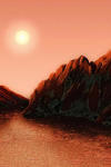 Illustration of a planet in the Alpha Centauri system