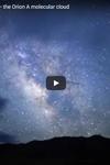 A video depicting the Milky Way in the night sky