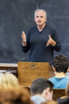 Yale historian Timothy Snyder teaches his course  “The Making of Modern Ukraine” in October 2022